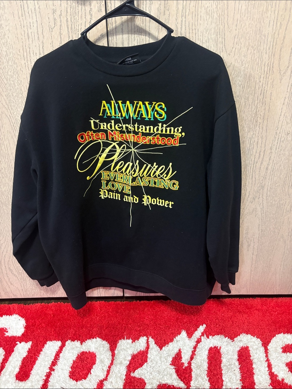 Pleasures sweater